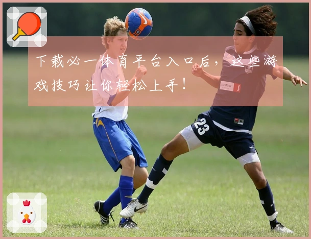 下载必一体育平台入口后，这些游戏技巧让你轻松上手！
